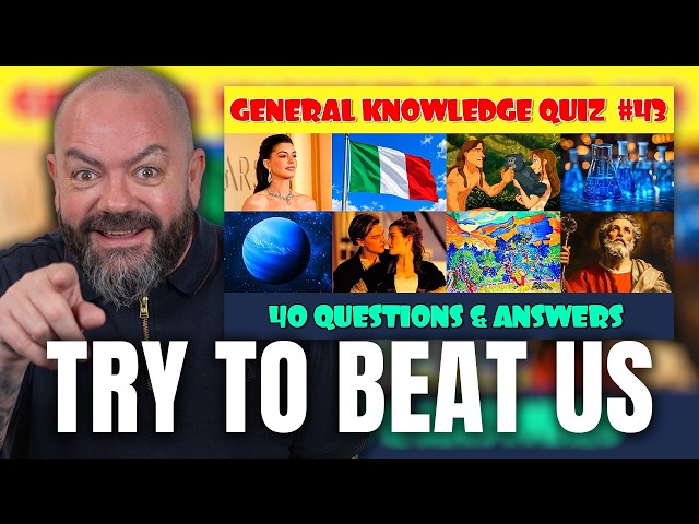 General Knowledge Trivia Quiz | OFFICE BLOKES REACT!!