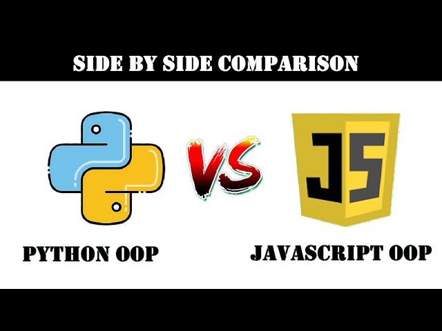 Python OOP vs JavaScript OOP side by side comparison | #coding #python #javascript #oop #pythoncode