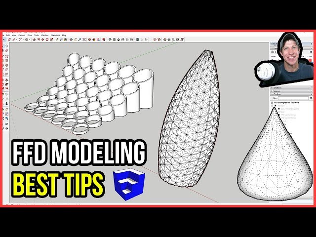 ¡LOS MEJORES CONSEJOS para modelar con FFD en SketchUp!