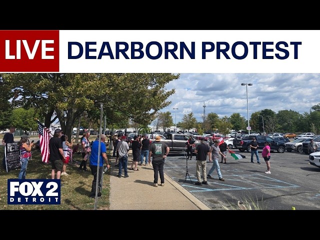 Dearborn protests grow as crowds gather ahead of city council meeting