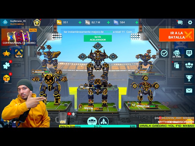 🟣 JUEVES DE REVICION HANGARES✅ *WAR ROBOTS* | Guillerwoo_95