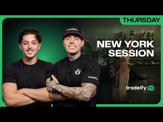 NEW YORK SESSION LIVE! | Tradeify TV | THURSDAY 10/01/26