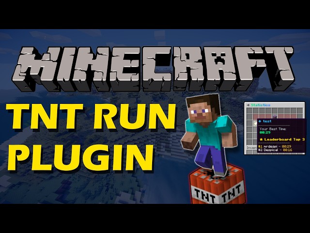 Fast paced minigame in Minecraft with TNT Run Plugin