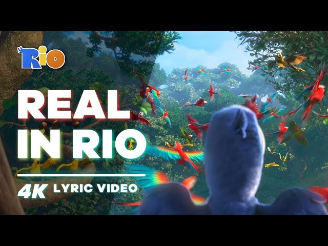 Rio - Real In Rio [4K] [Fan Lyric Video // Letra]