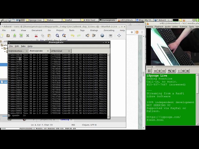 Live Coding Practice (Clojure. ☎️ , no 🎶 . 1/).