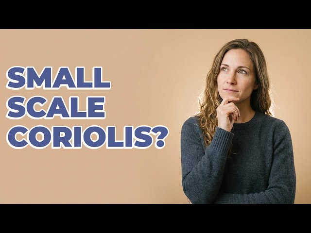 Is The Coriolis Effect Observable In Small-Scale Fluid Dynamics?