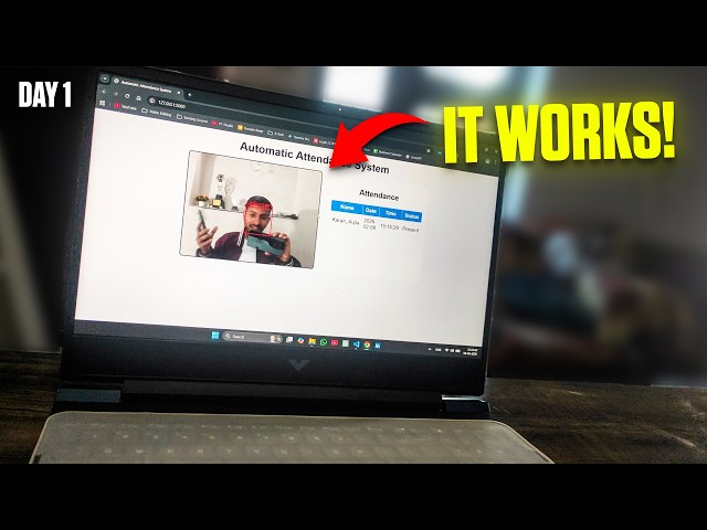 I Built an AI Attendance System from Scratch (Day 1)