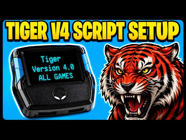 Best Cronus Zen Script Tiger V4 Setup Extra Aim Assist + Recoil Assist (ALL Games)