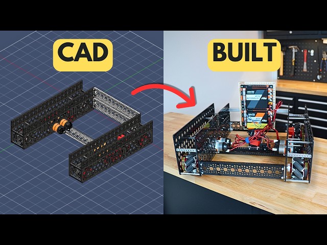 Full Course: How to CAD a Mecanum Drivetrain From Scratch (3.5 Hours)