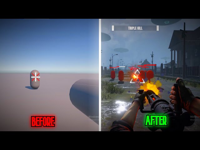 Before / After - FPS Polish Denemesi | Unity Game Feel Çalışması | Erkan Yaprak | 2025