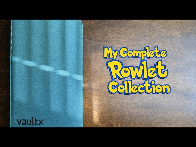Showing Off My Rowlet Binder collection - Happy Pokemon Day! #pokemon #pokemonday2026 #rowlet