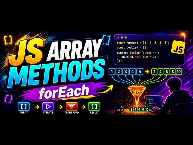 Stop Using for Loops! Use forEach Instead (JS Tutorial) | #JavaScript Tutorial #trending #coding