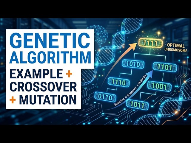 Genetic Algorithm Explained with Example | M.Tech AI Important Long Question  #aktu_mtech