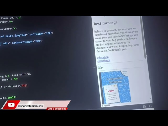 Web development My first program.