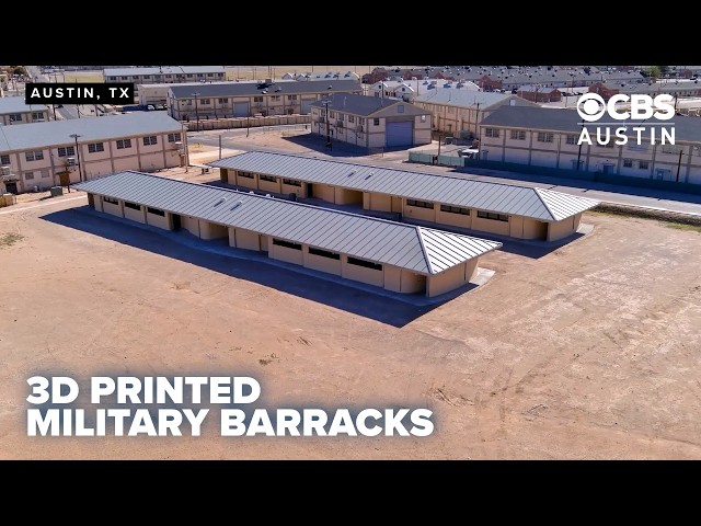 Austin Startup Makes History With 3D-Printed Military Barracks