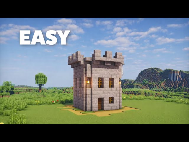 Medieval House FAST Minecraft Tutorial