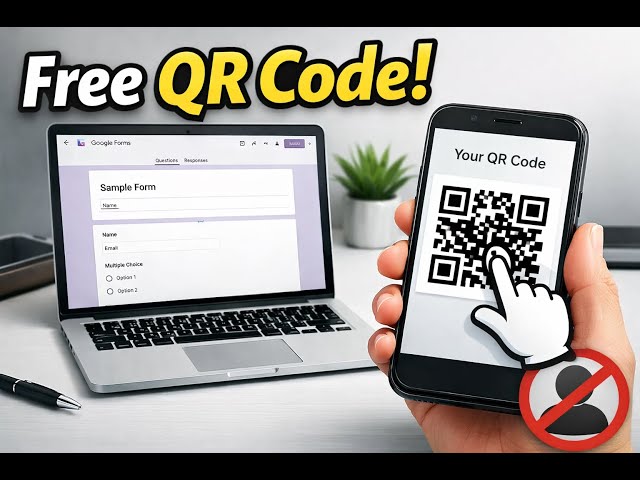 Free Google Form QR Code Generator - No signup required