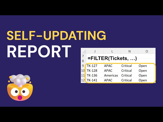 Excel FILTER Function: Stop Copy-Pasting Reports