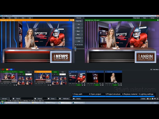 Video Tutorial -  Virtual Studio 112B For vMix