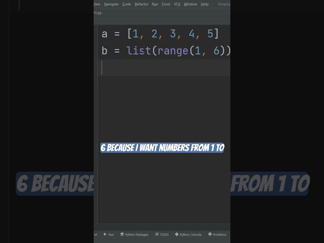 Create lists with range in Python #pythonforbeginners #pythontutorial