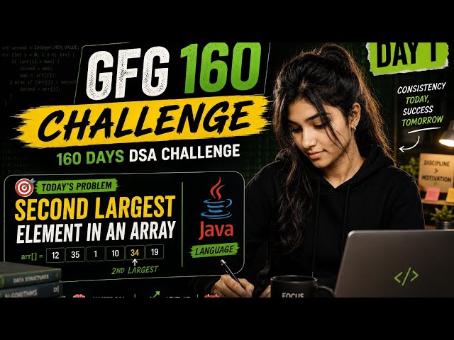 Day 1 of 160 GFG DSA challenges ✅ #gfg #geeksforgeeks #dsa #java #gfg160daychallenge #day1