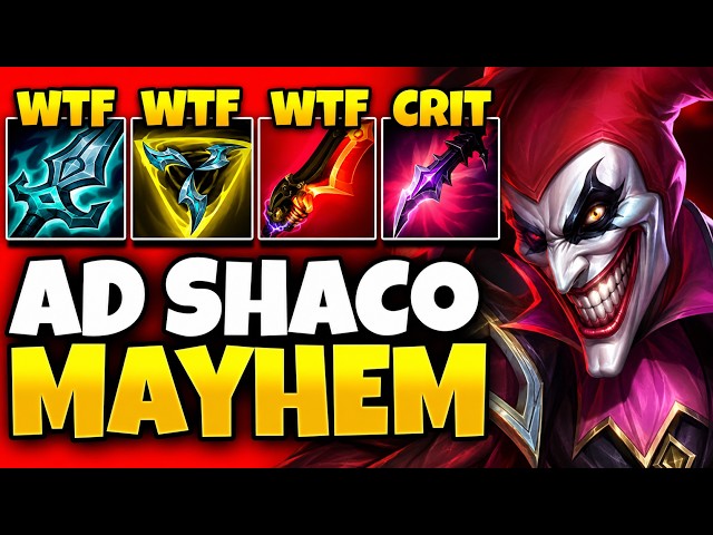 I'M OFFICIALLY AN AD SHACO MAIN! (THIS BUILD OWNS)