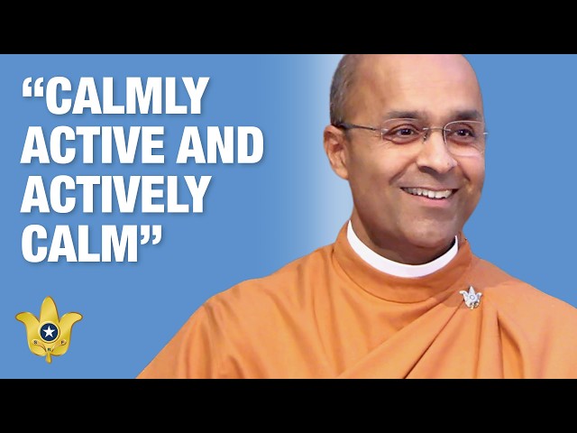 Stillness in Action: The Path of Karma Yoga | “How-to-Live” Talk With Meditation