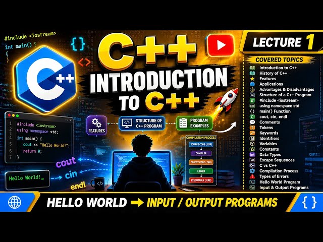 Lec 1 Introduction to C++