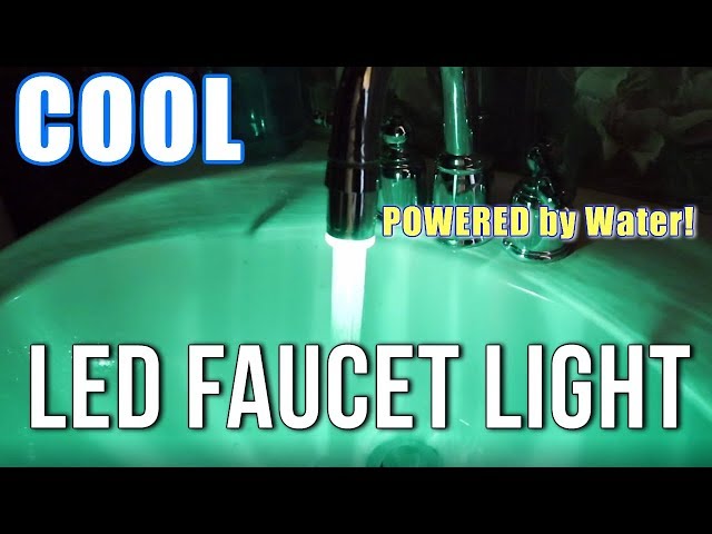 LED Faucet Light | LIGHTED SINK | You never knew you wanted this until NOW!