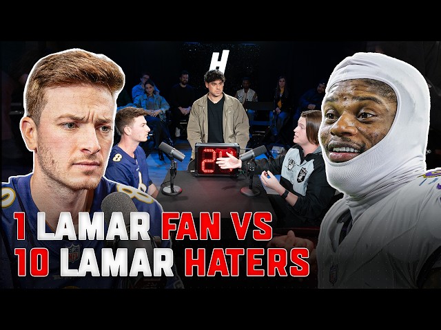 1 Lamar Jackson Fan vs 10 Lamar Jackson Haters!