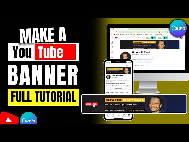How to Create a YouTube Banner in Canva (Step-by-Step Tutorial) 