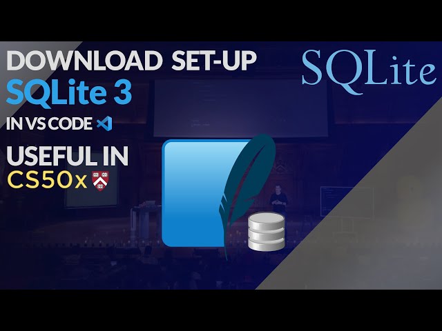 How To Set Up/Download SQLite3 In VS Code - Install SQLite 3 DBS In CS50x