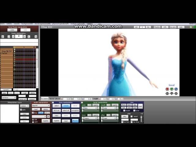 Basic animating with MMD (motion data and pose data) Getting started: