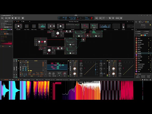 how to make drums, distorted reese and basic beat from scratch using only bitwig stock plugins