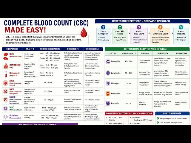 CBC Explained Visually | Easy Medical Learning