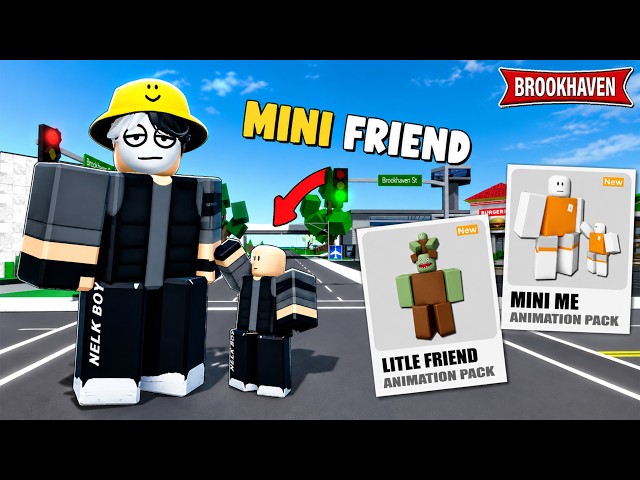 How to Get a MINI FRIEND (Mini Me Animation) in Brookhaven - Roblox