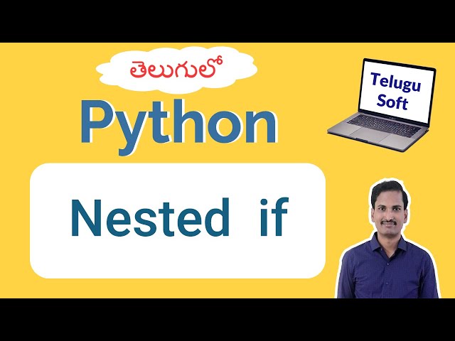 Nested if in python telugu | #python #telugu