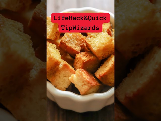 Crunchy Croutons: Crafting DIY Croutons  #howto #creativesolutions #budgetfriendly