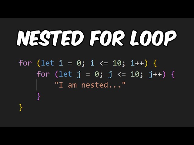 How to Use Nested Loops in JavaScript