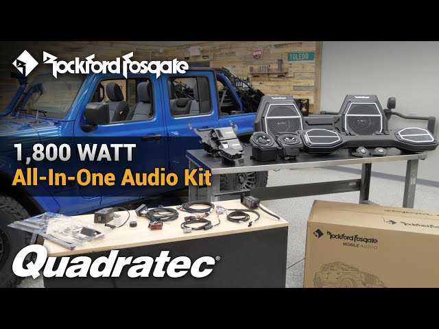 Rockford Fosgate 1,800 Watt Audio Kit Install & Review for 18-23 Jeep Wrangler JL