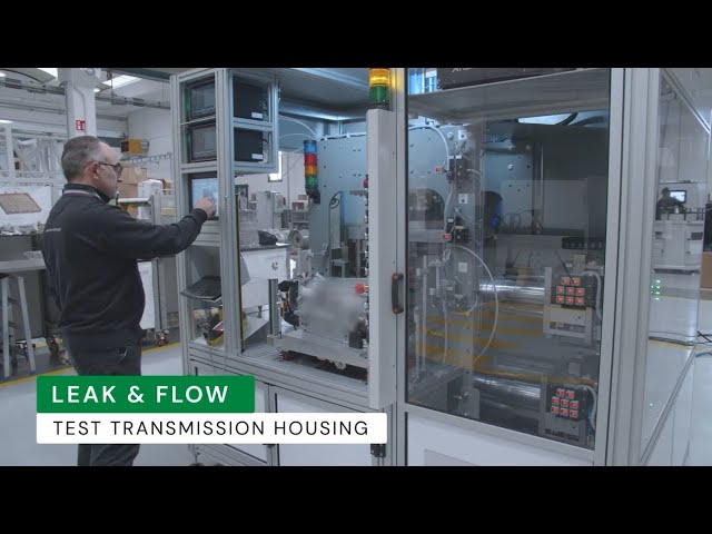 Leak & Flow Test Bench for Transmission Housing