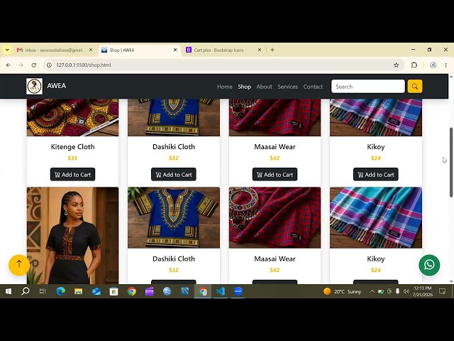 Project 2 - HTML, CSS and Bootstrap Part 5