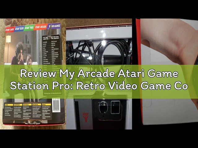 Review My Arcade Atari Game Station Pro: Retro Video Game Console with 200+ Games, Wireless Joystick
