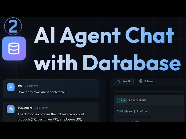 AI Agent Chat with  Database   - 2. Architecture