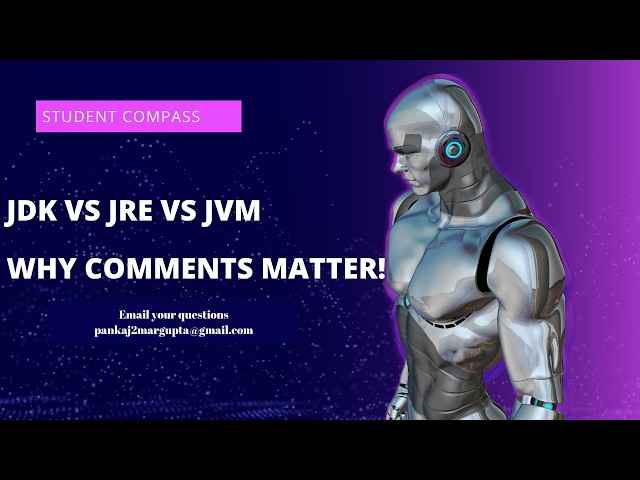 Java 004: JDK, JRE, and JVM Explained | Why Comments are Crucial in Java Programs