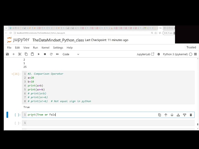 Operators in Python