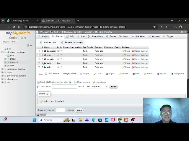 Pembuatan Database dengan menggunakan PhpMyAdmin