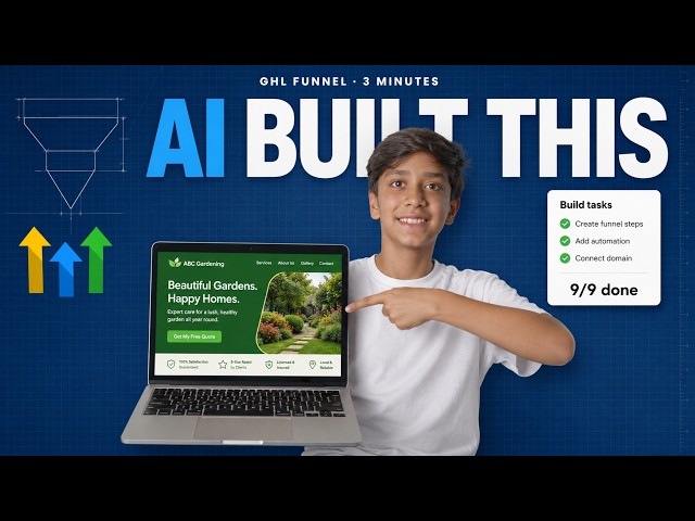 GoHighLevel Funnel Tutorial: AI Builds Your Whole Funnel In 4 Minutes (Watch)