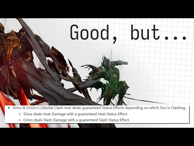 So, Sirius & Orion got buffed (Celestial Clash). What's the takeaway? (Warframe)