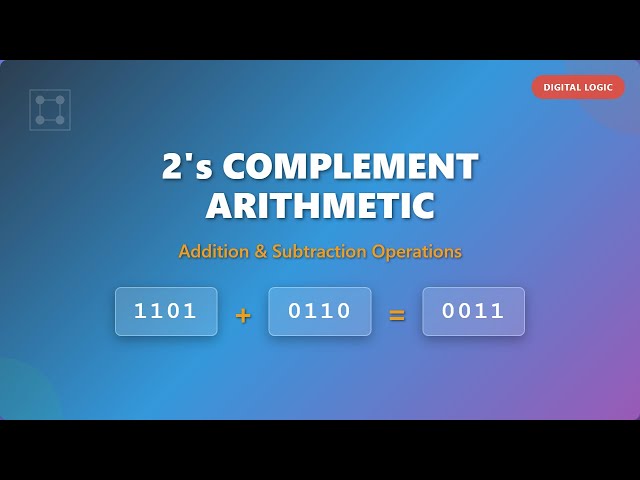 2's Complement Arithmetic Explained: Addition & Subtraction for Beginners